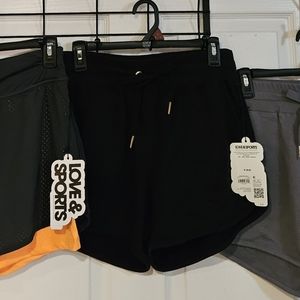 Womans Love & Sports Shorts Bundle